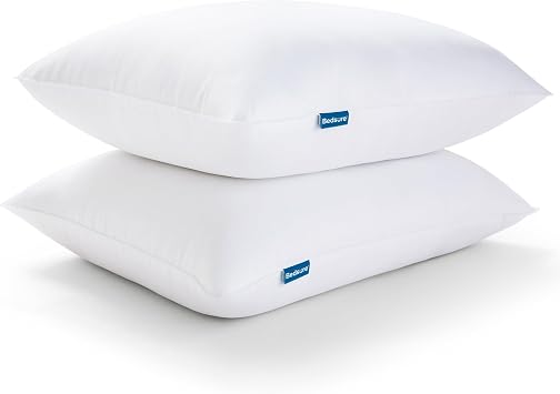 Bedsure 2 pcs Soft Pillows & 2 pcs Hotel Pillows