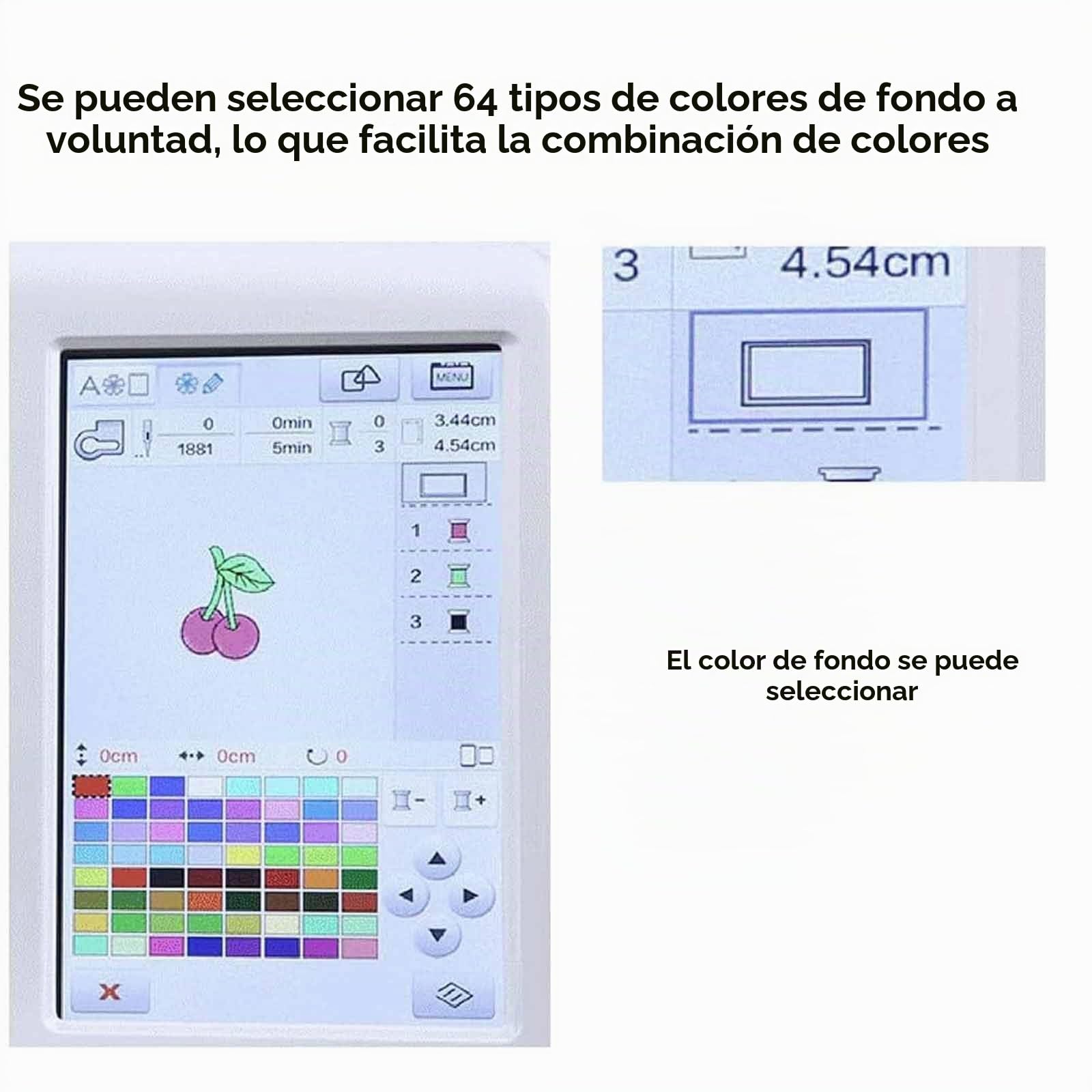 Máquina De Coser Computarizada Máquina De Bordar Portátil, 158 Diseños Integrados con área De Bordado De 4" X 9,2" Y Pantalla Táctil LCD, 210 Letras Integradas Y 30 Bordes De Patrón