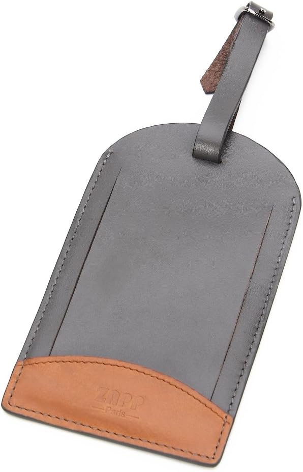 ZAPP Luggage Tags/Label 100% Smooth Cow Leather