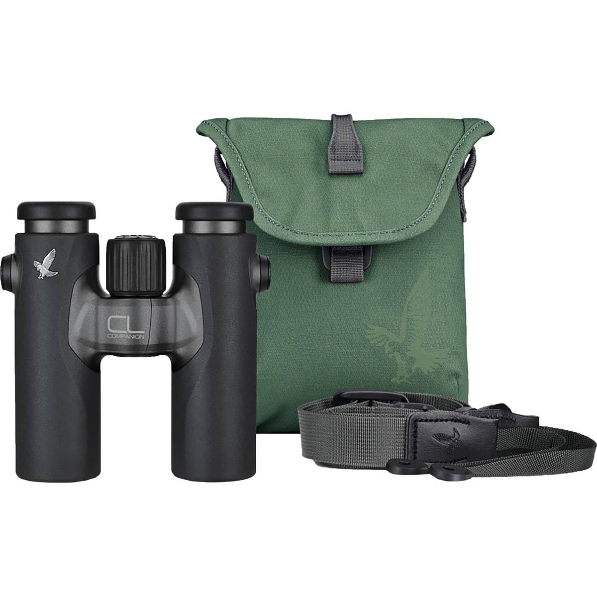 Swarovski Optik 8x30 CL Companion Urban Jungle Waterproof Roof Prism Binocular with 7.6 Degree Angle of View, Anthracite