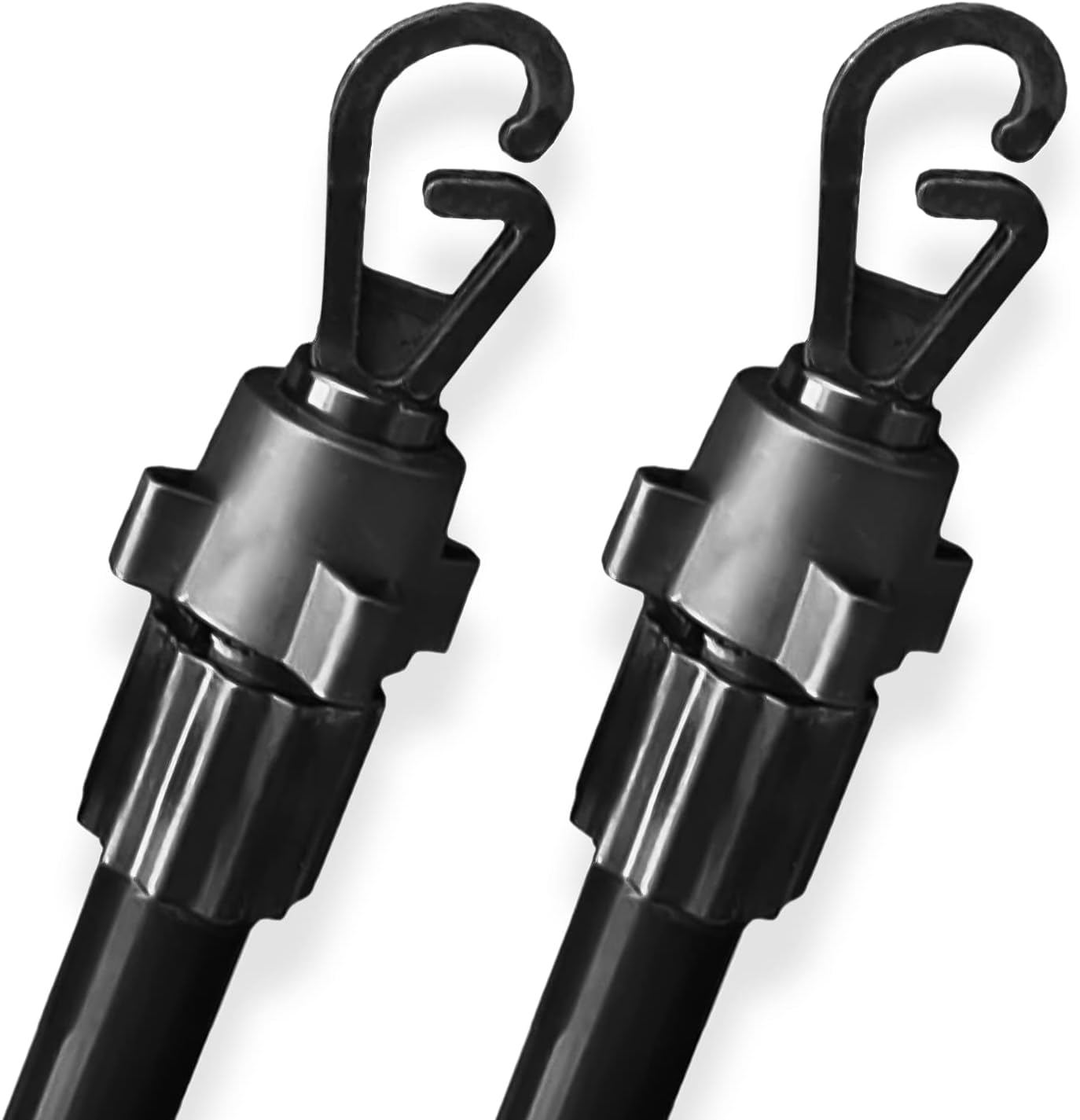 Novostyl Black Or Green 2 X Telescopic Washing Line Prop Pole Clothesline Heavy Duty Home Garden Washing Line Dry Clothes Drying Airer Support Clothes Line Pole Galvanised Laundry Washing Line Poles Extenedable To 2.4M
