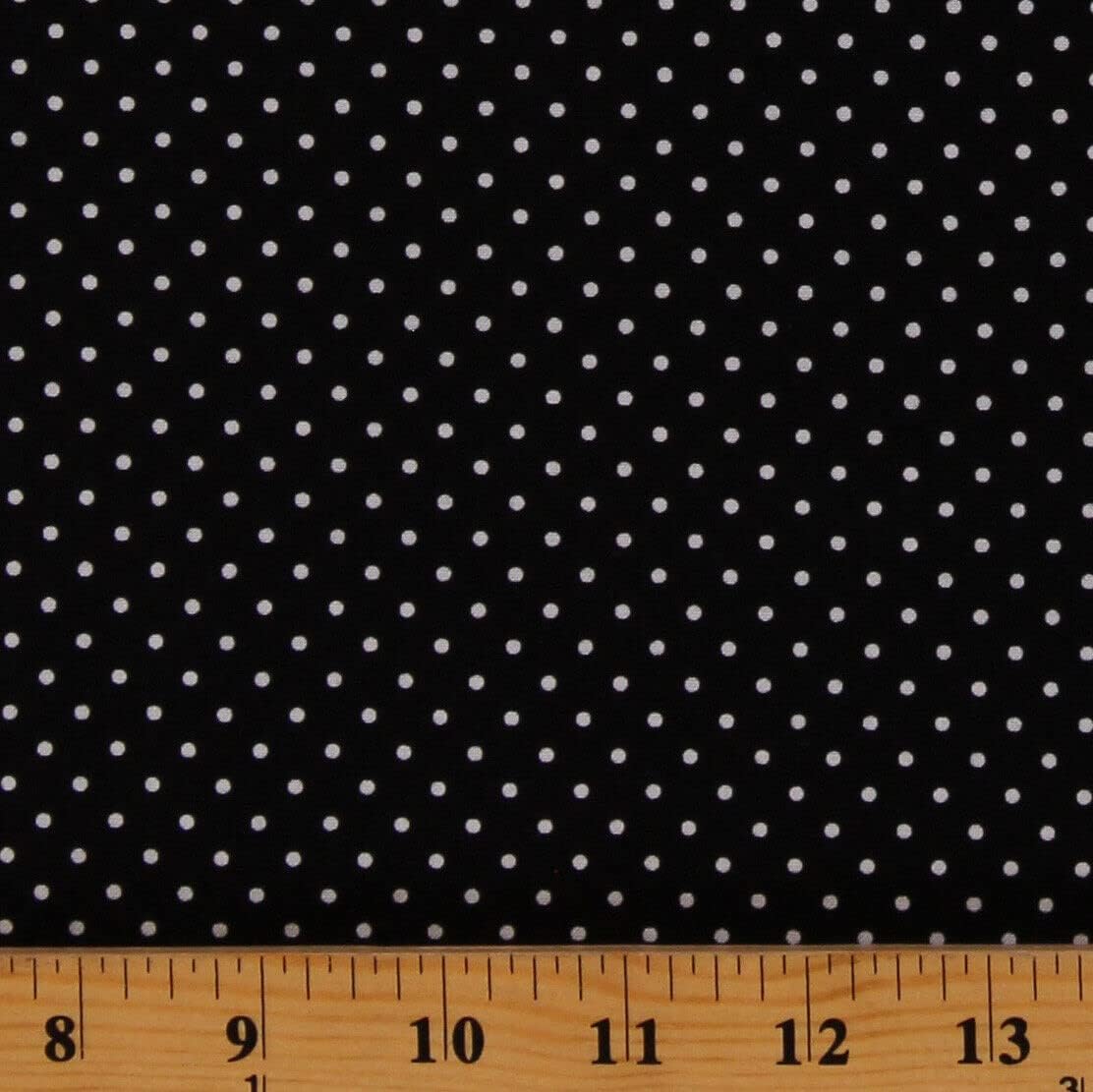 Quality Fabric Cotton Swiss White Polka Dots Black Cotton Fabric Print by The Yard