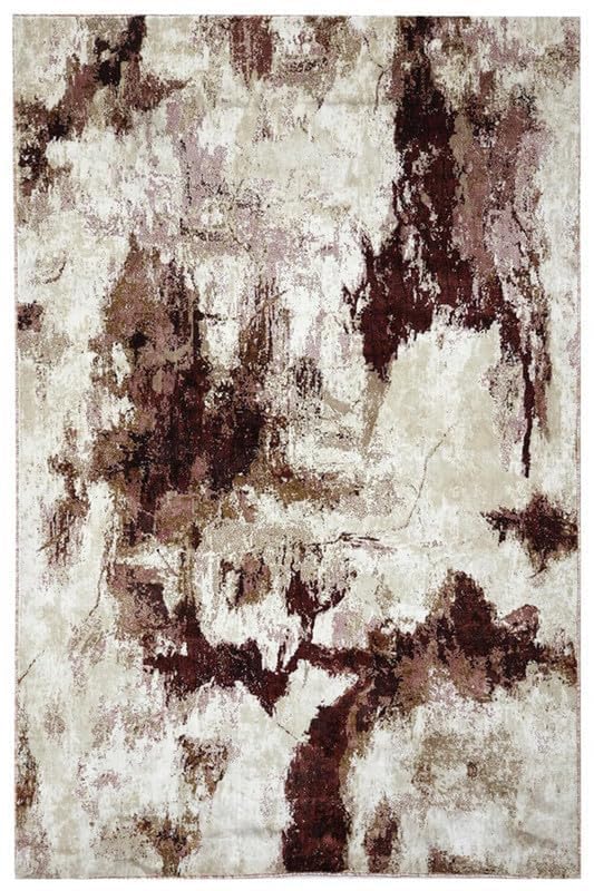 Image of 3 x 5 Feet Modern Carpet for Living Room | Non-Fade Soft Floor Rug for Hall & Bedroom | Easy Clean & Non-Slip Backing
