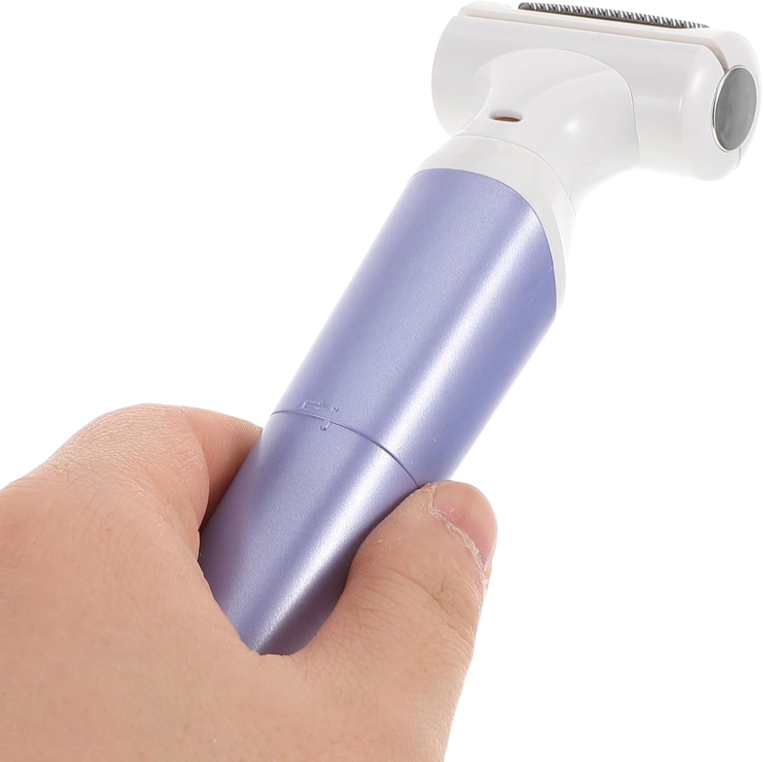 Women Electric Shaver Dual Head Bikini Trimmer for Body Hair Removal and Facial Hair Grooming Easy to Use for Underarm Leg Arm and Face Rechargeable Blue