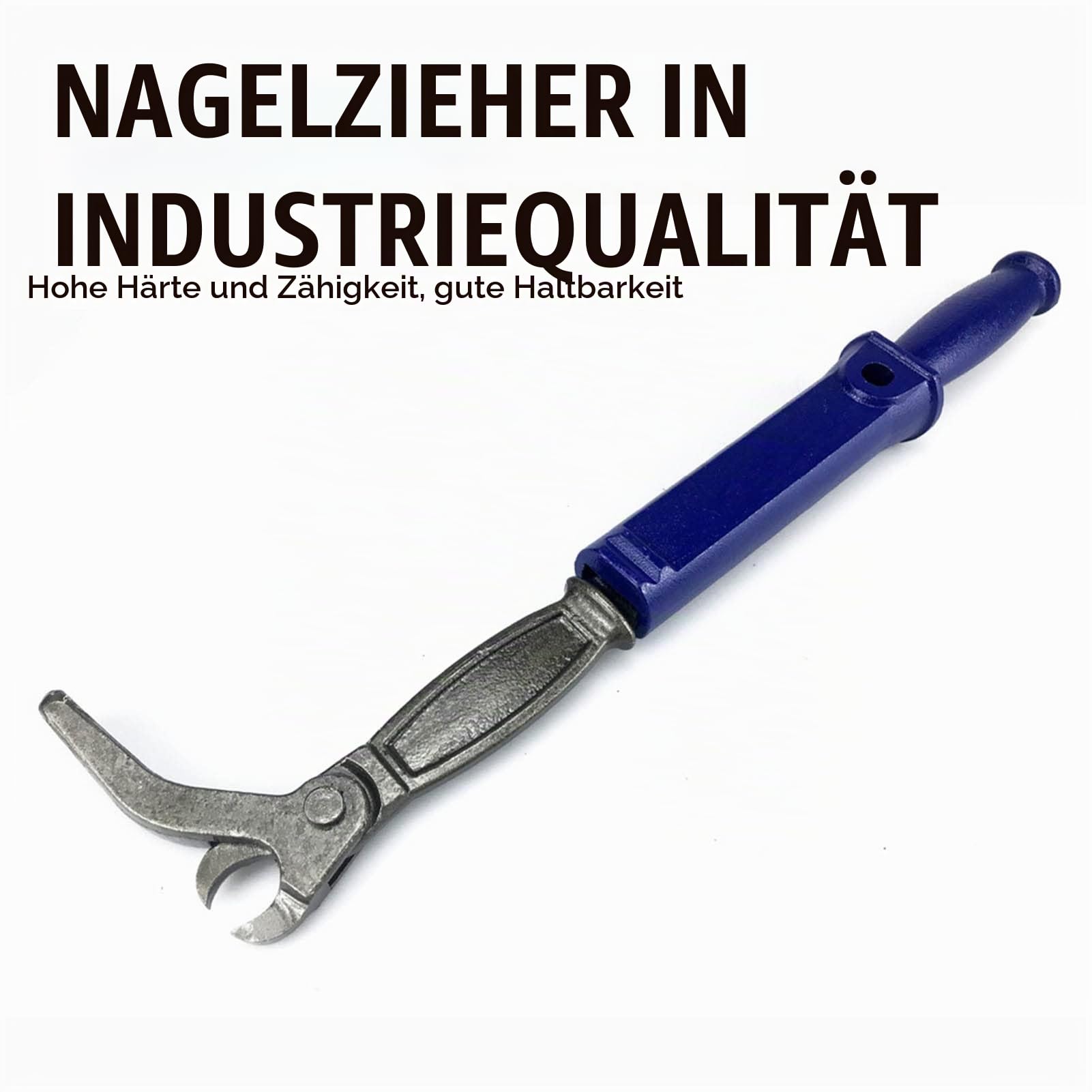 Nagelzieher, Nageleisen Brecheisen Kuhfuß Werkzeug Handwerkzeug aus Kohlenstoffstahl für die Holzbearbeitungswartung
