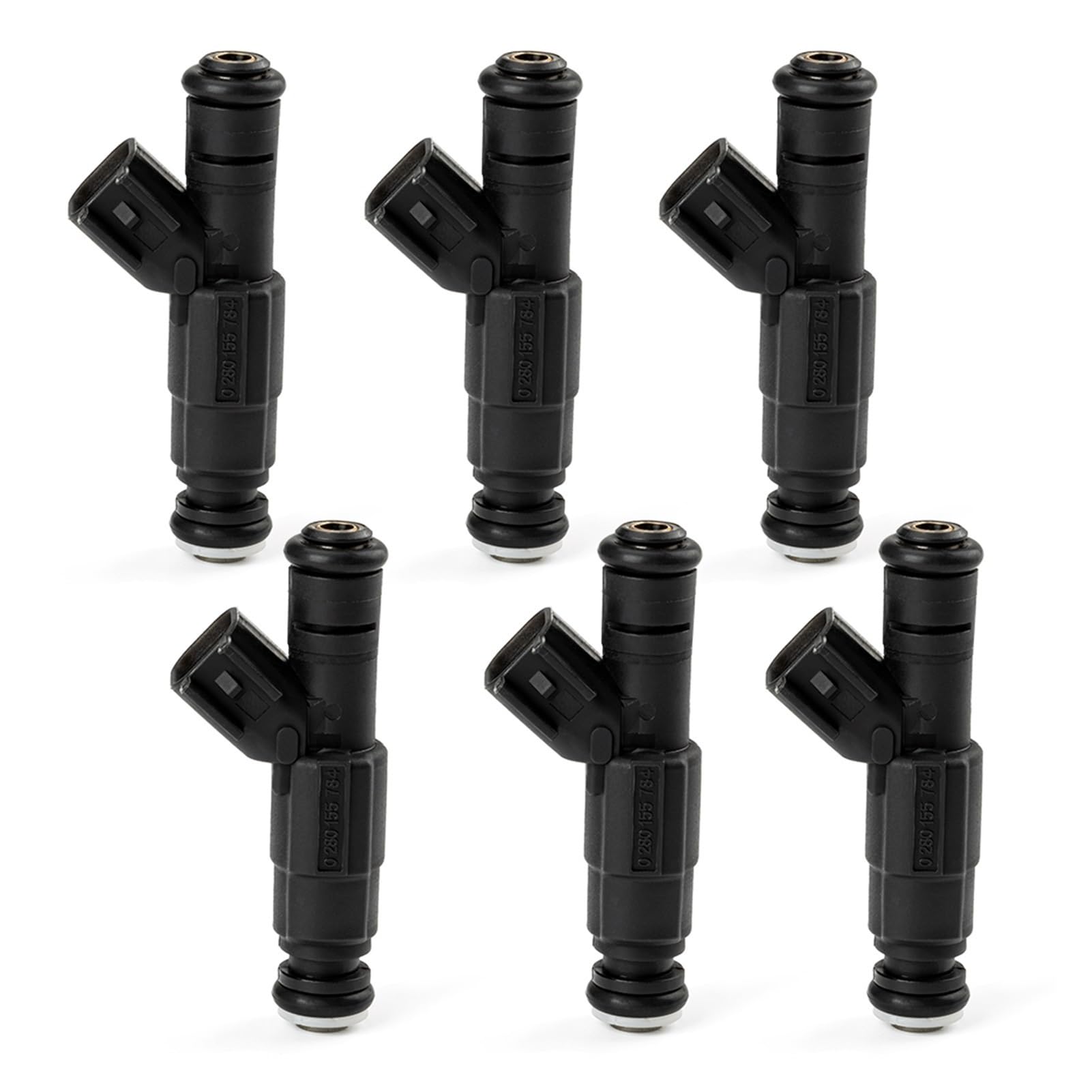Zynther One Color Automotive Fuel Injectors Set Of 6 4-Hole Fuel Injectors For Grand For Cherokee For Wrangler 4.0L 0280155784