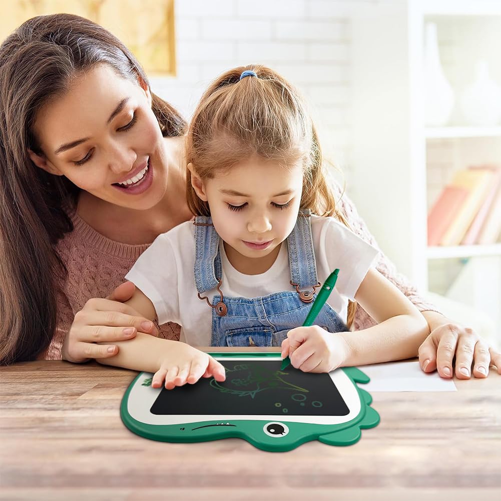 Tablet da disegno LCD da 8,5 pollici Giocattoli per bambini per ragazze ragazzi età 2-3 compleanno, colorato LCD scrittura tablet giocattoli educativi - 5