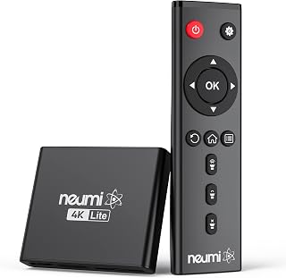 NEUMI Atom 4K Lite: 4K UHD Media Player for USB/SD Cards, HEVC/H.265, Auto Playback, HDMI/AV, Trigger Input