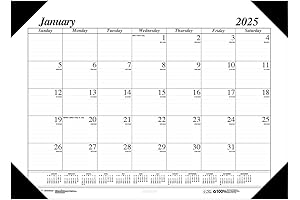 House of Doolittle 2025 Monthly Desk Pad Calendar, Economy, 22" x 17"
