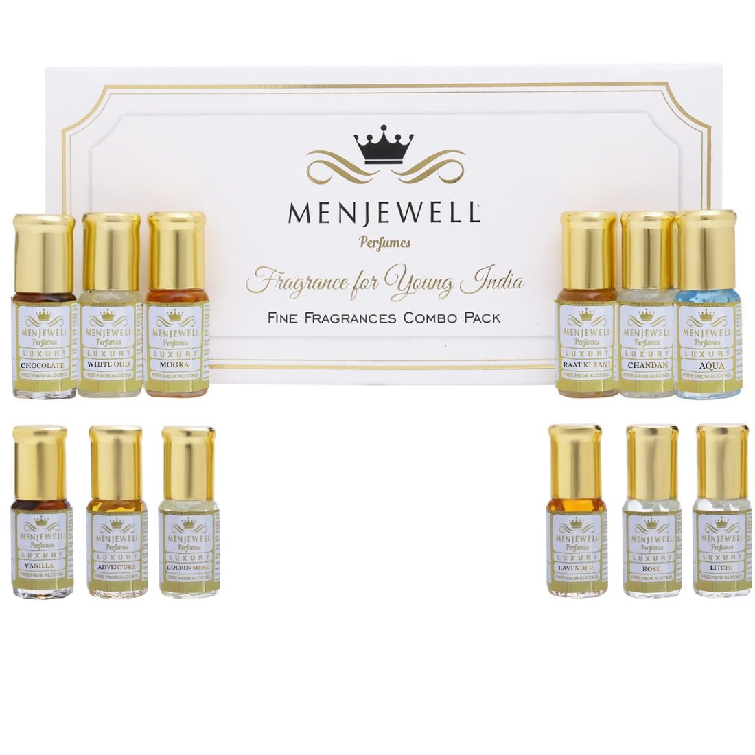 Attar Gift Pack of 12 - Liquid Combo With Floral, Fruity, Woody Fragrance for Women - 36ml (12 * 3ml)-image-6