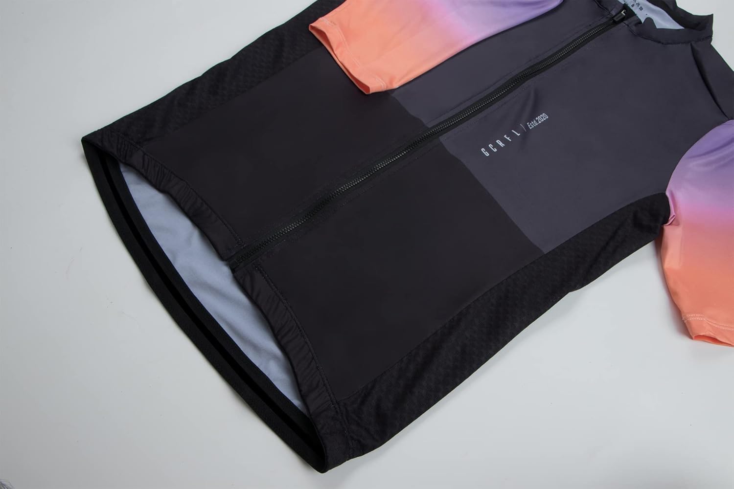 GCRFL Cycling Jersey Men Shorts Sleeves Road Bike Jersey Bicycle Tops Shirt, Zipper Pocket UPF 50+ Lightweight PRO Race Fit - Image 5