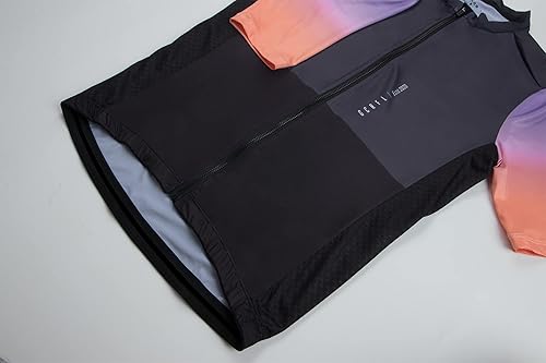 Miniatura 5 de Conjunto de camiseta de ciclismo para hombre, kit de ciclismo con bolsillo trasero con cremallera, pantalones cortos con bolsillos Race Fit