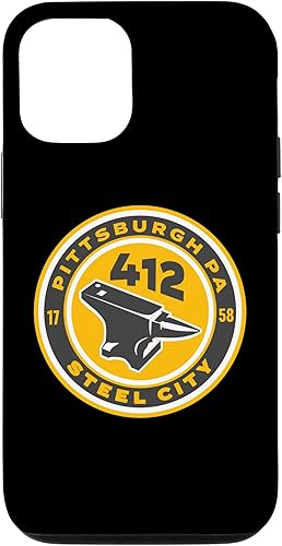 Funda para iPhone 1212 Pro Pittsburgh Steel City 412