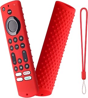 NSRCFNA21 Remote Case Replacement for Toshiba/Insignia FireTV Controller 2021, Silicone Cover Protective Skin with Lanyard