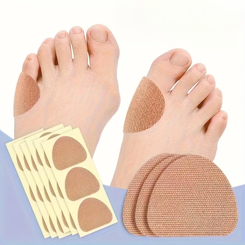 30 pads metatarsales autoadhesivos para confort y prevención miniatura 1