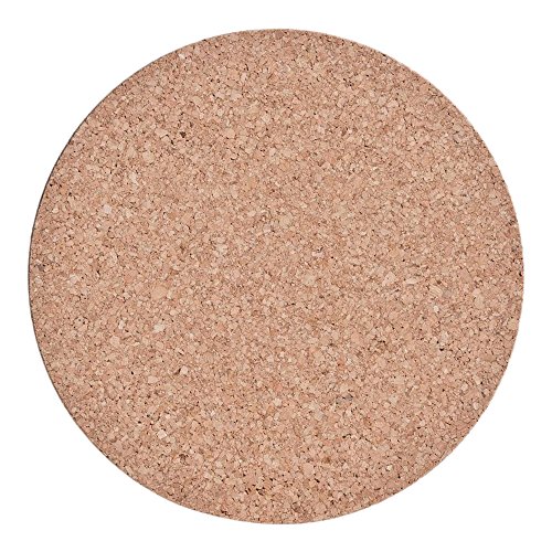 Zeller 01260 Untersetzer, Kork, ca. Ø 26 cm x 1 cm, Untersetzer für Töpfe, Pfannen, Topfuntersetzer, Küche