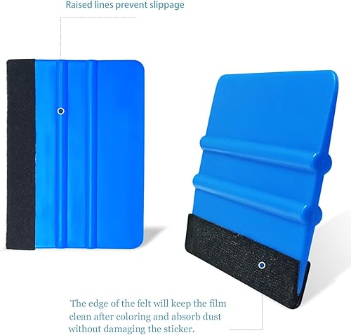 Miniatura 5 de Herramienta de alisado de papel tapiz de 2 piezas, herramienta de película de fieltro de vinilo para vehículos, herramienta de película para