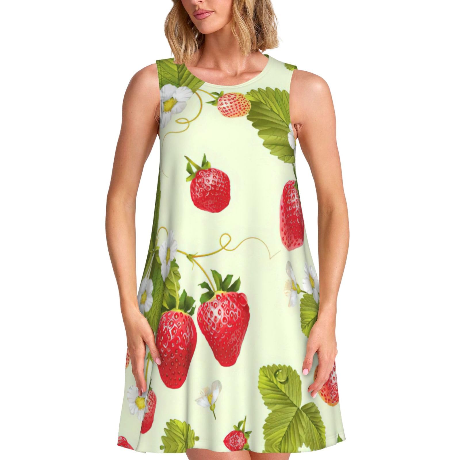 Robe d'été sans manches ample pour éviter la chaleur avec style - 8