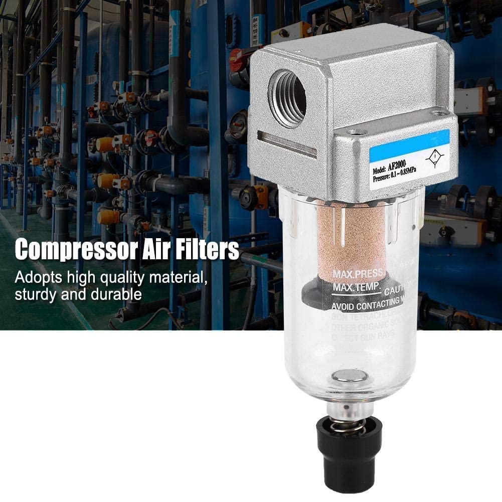 FTVOGUE AF2000-02 G1 / 4 "Compressore con Filtro Antiparticolato Compressore Automatico di Drenaggio Aria Compressore Aria-Olio