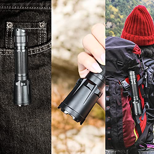 Klarus Xt11Gt Pro 3300 Lumens Usb C Rechargeable Tactical Flashlight, Instant Reaction Dual Tail Switches, Tactical + Outdoor Settings, With 3100Mah Battery, Holster #TOP3