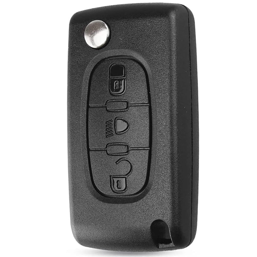 Guscio Chiave Per Peugeot E Citroen - 2 Tasti, Pieghevole, Con Lama Senza Scanalatura - Foto 5