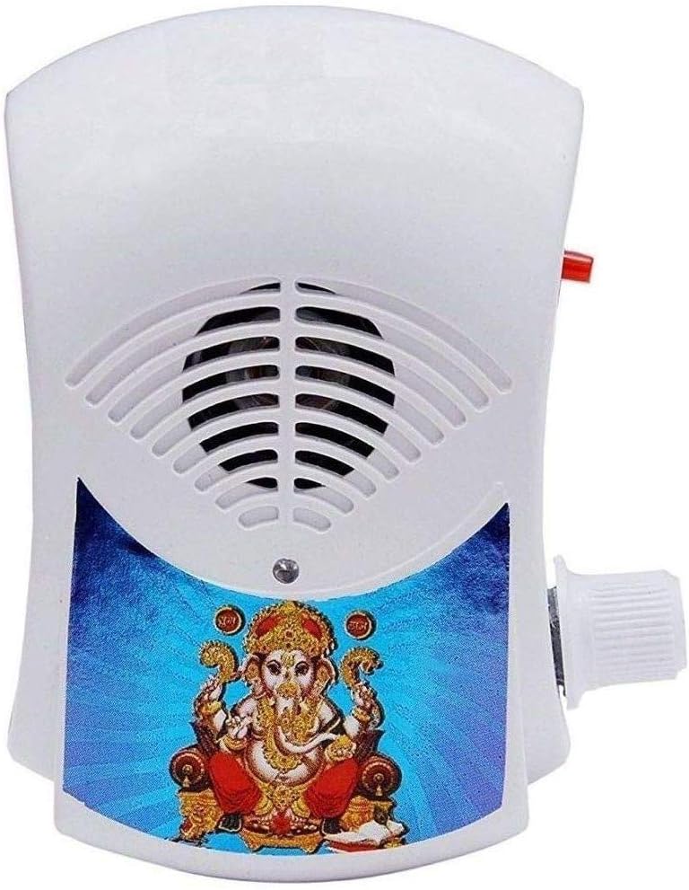 junos Plastic 35 in 1 Type Religious Mantra Machine (White)