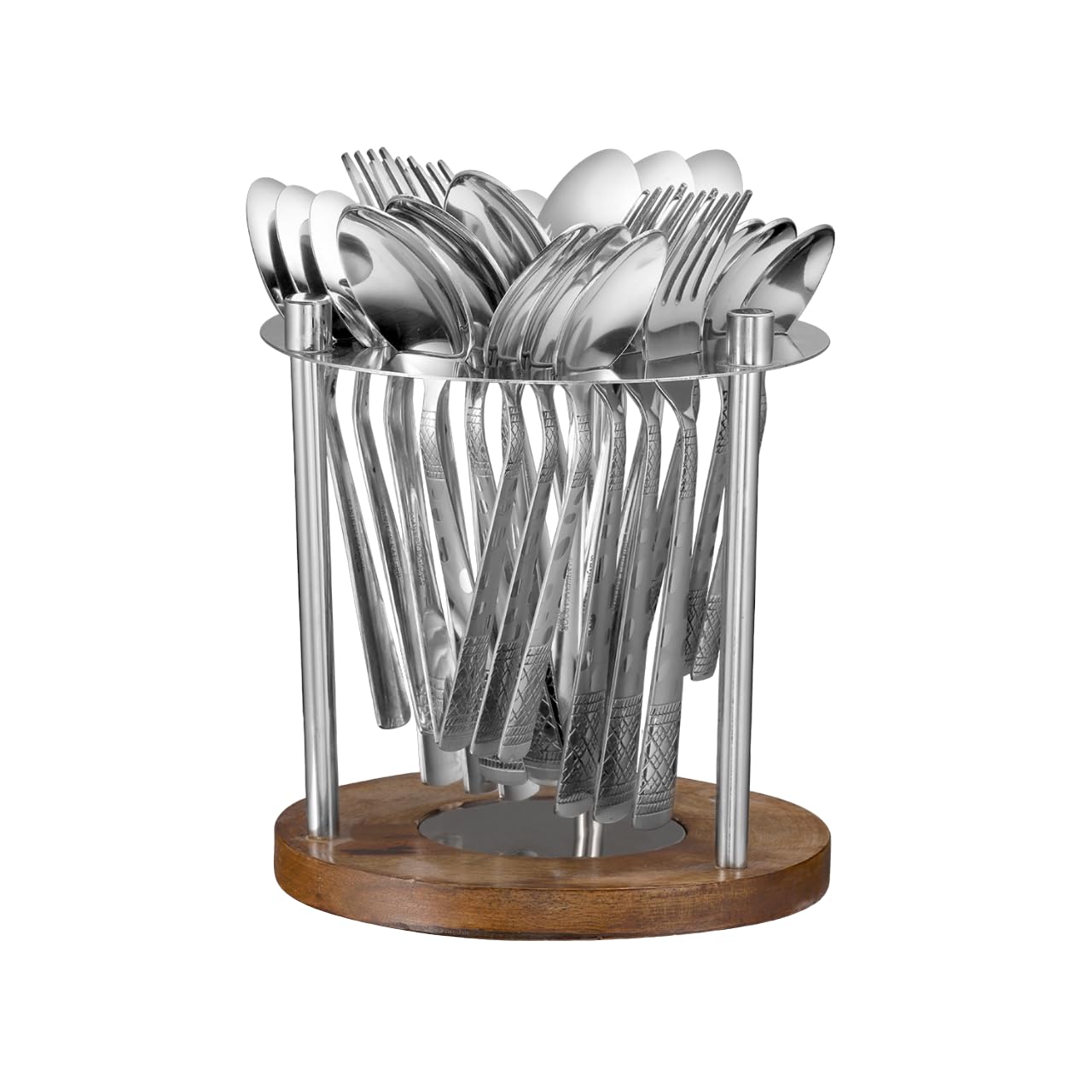 Awkenox by Sanjeev Kapoor | Set of 24+1 | Stainless Steel Cutlery