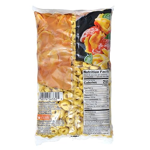 Miniatura 2 de Mantova Cheese Tortellini - Auténtica pasta italiana hecha con queso real, perfecta para sopas, ensaladas y platos principales, 2.2 libras (paquete