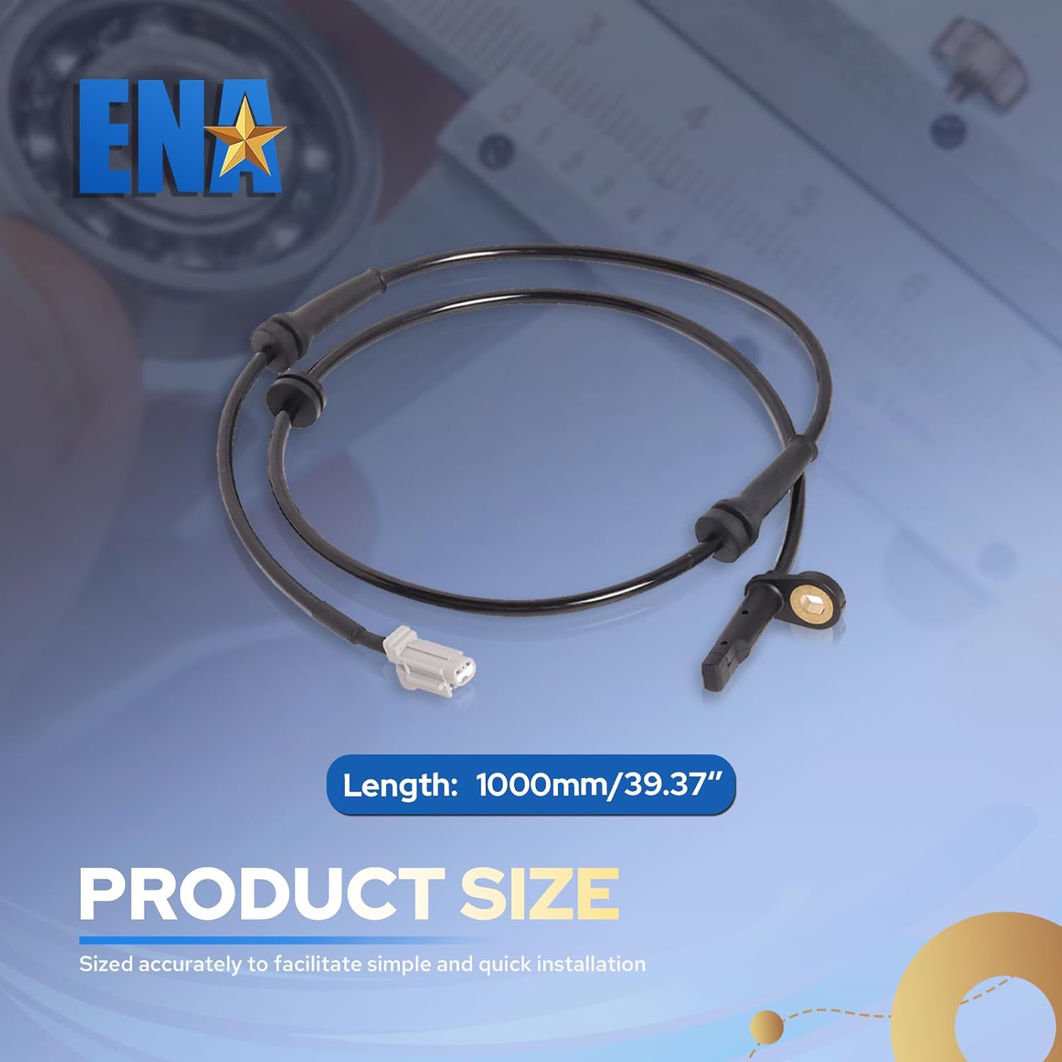ENA Set of 2 Front Left Right Passenger Driver ABS Wheel Speed Sensor Compatible with Nissan Maxima Altima 2013 2014 2015 2016 2017 2018 2019 2020 2.5L 3.5L Replacement for ALS2554 AB1336