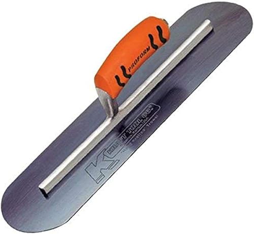 Kraft Tool CF740BPF - Juego de 3 palas de acero azul con mango ProForm en L, 20 x 5 pulgadas