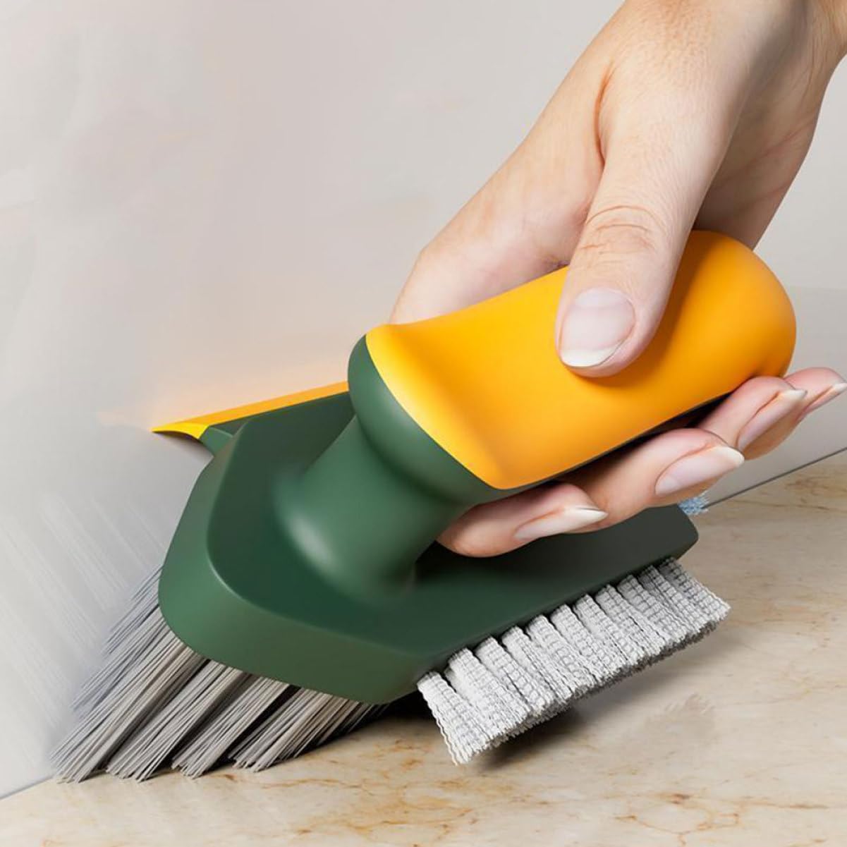 Zerodeko 8piezas Cepillo De Limpieza De Grietas y Juntas Diseño Ergonómico para Baños Cocinas y Pisos De para Áreas De Difícil