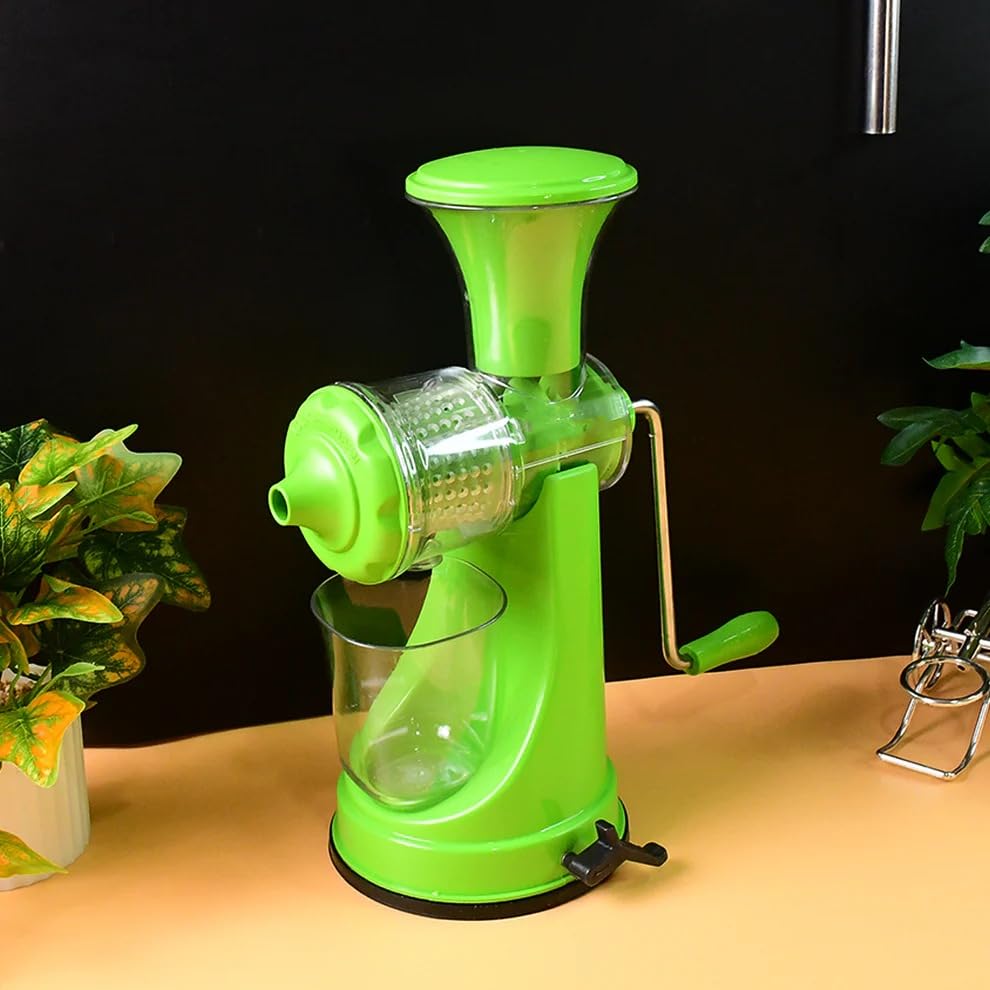 Image of SUPERMOM Vegetable Juicer Machine for Home 1 Pc - Manual Hand Press Fruit & Vegetable Juicer, Portable Non-Electric Juice Extractor, Durable & Easy to Use Juicer for Healthy Fresh Juices at Home