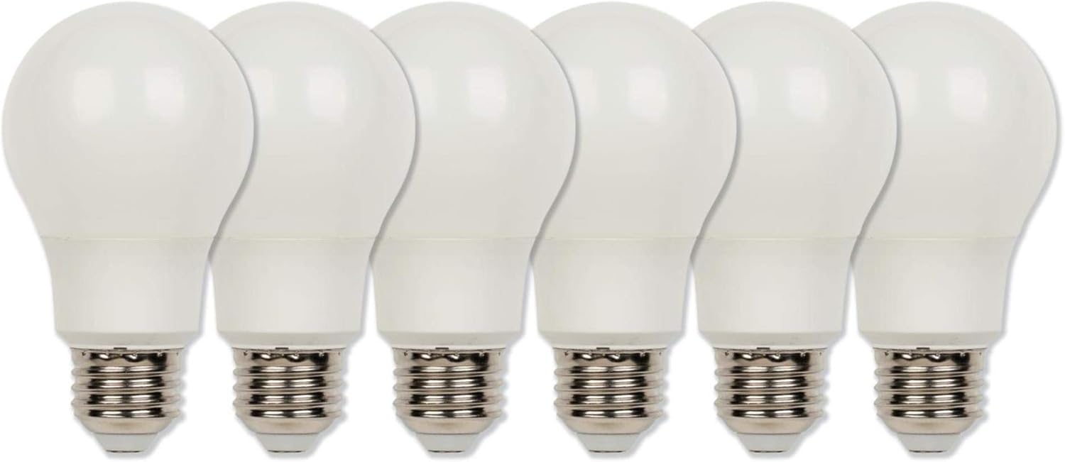 Westinghouse 4369700 60-Watt Equivalent Omni A19 Soft White LED Light Bulb with Medium Base (6 Pack)