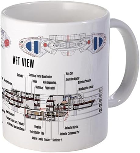 Taza de 11 onzas – Taza Defiant de Estados Unidos – S Blanco "