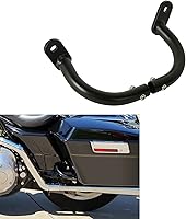Vista 8 de TCT-MOTORPARTS Soporte de protección de alforja con bracket se adapta a Harley Touring FLHT modelos 97-08