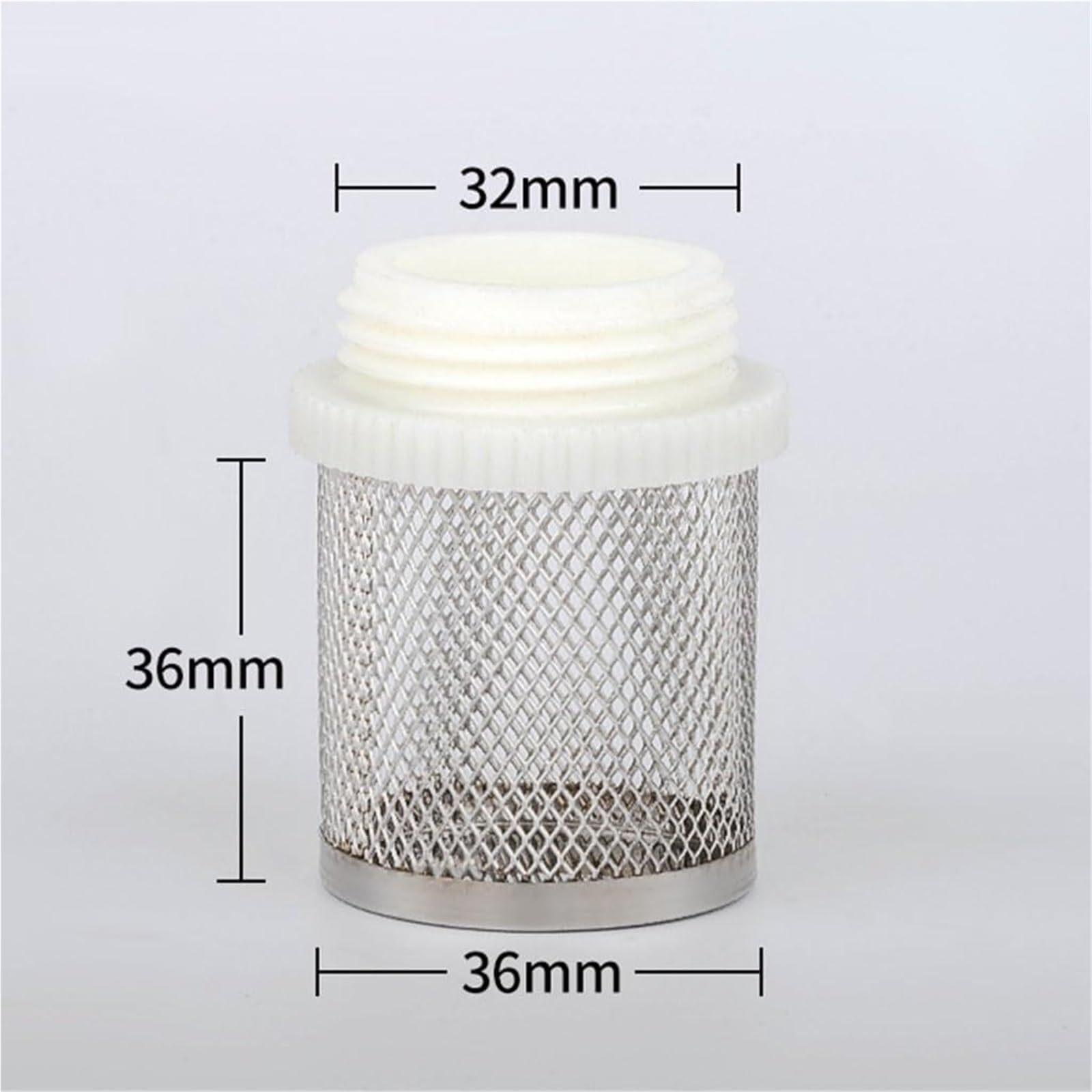 filtro para bomba de agua, Filtro De Bomba Agua Acero Inoxidable, Colador Succión Tubería 1/2", 3/4", 1" for Acuario