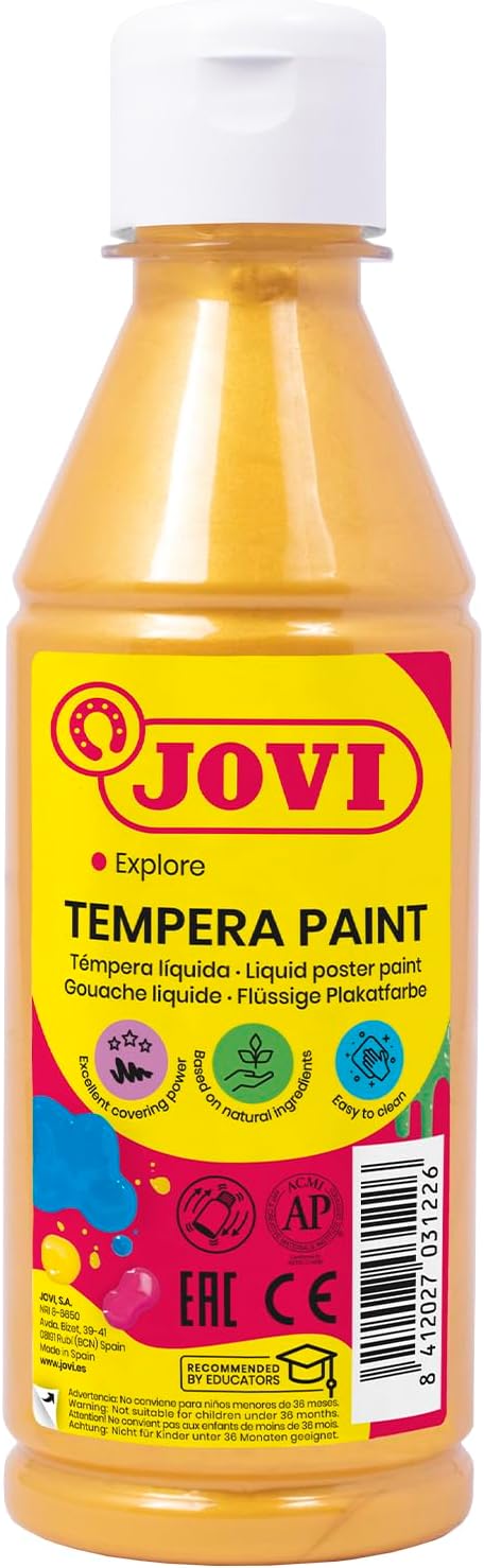 Jovi School Liquid Tempera 250ml Silver (Gold) (JOVI-50238)