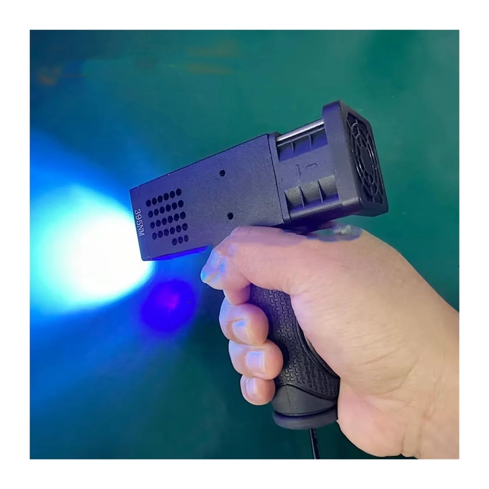 Lámpara de curado LED UV de mano, 395NM, 405NM, for secado de pintura for hornear coches, reparación de vehículos, luz de secado curado especial Curado eficiente de múltiples usos(Black_405NM)