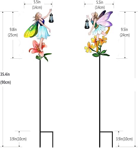 Miniatura 4 de Luces solares de jardín para decoración al aire libre, estaca de luz decorativa de hada, adorno de paisaje de casa para patio, césped, patio,