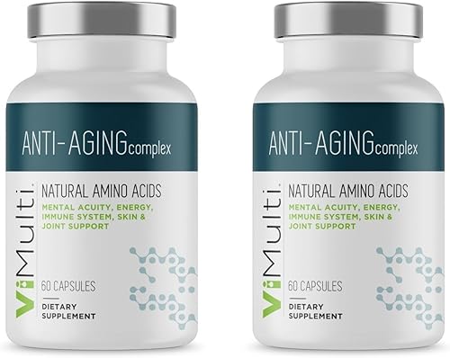 Miniatura 2 de Suplemento de aminoácidos naturales antienvejecimiento para la longevidad: apoya la salud inmunológica, la energía, el enfoque mental, el tono de la