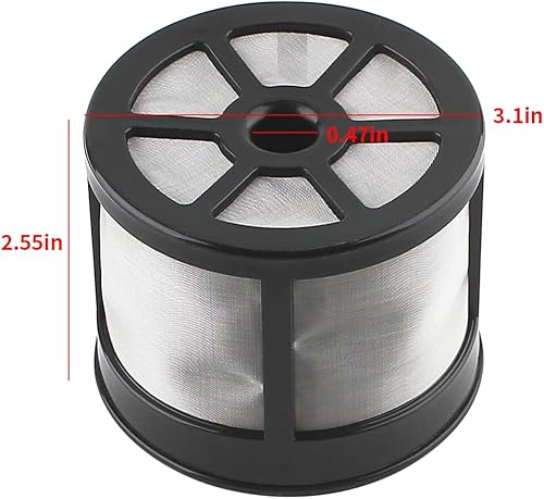 Miniatura 4 de Anbige Piezas de repuesto Filtro de café reutilizable para percolador, compatible con la mayoría de cafeteras eléctricas de 12 a 14 tazas