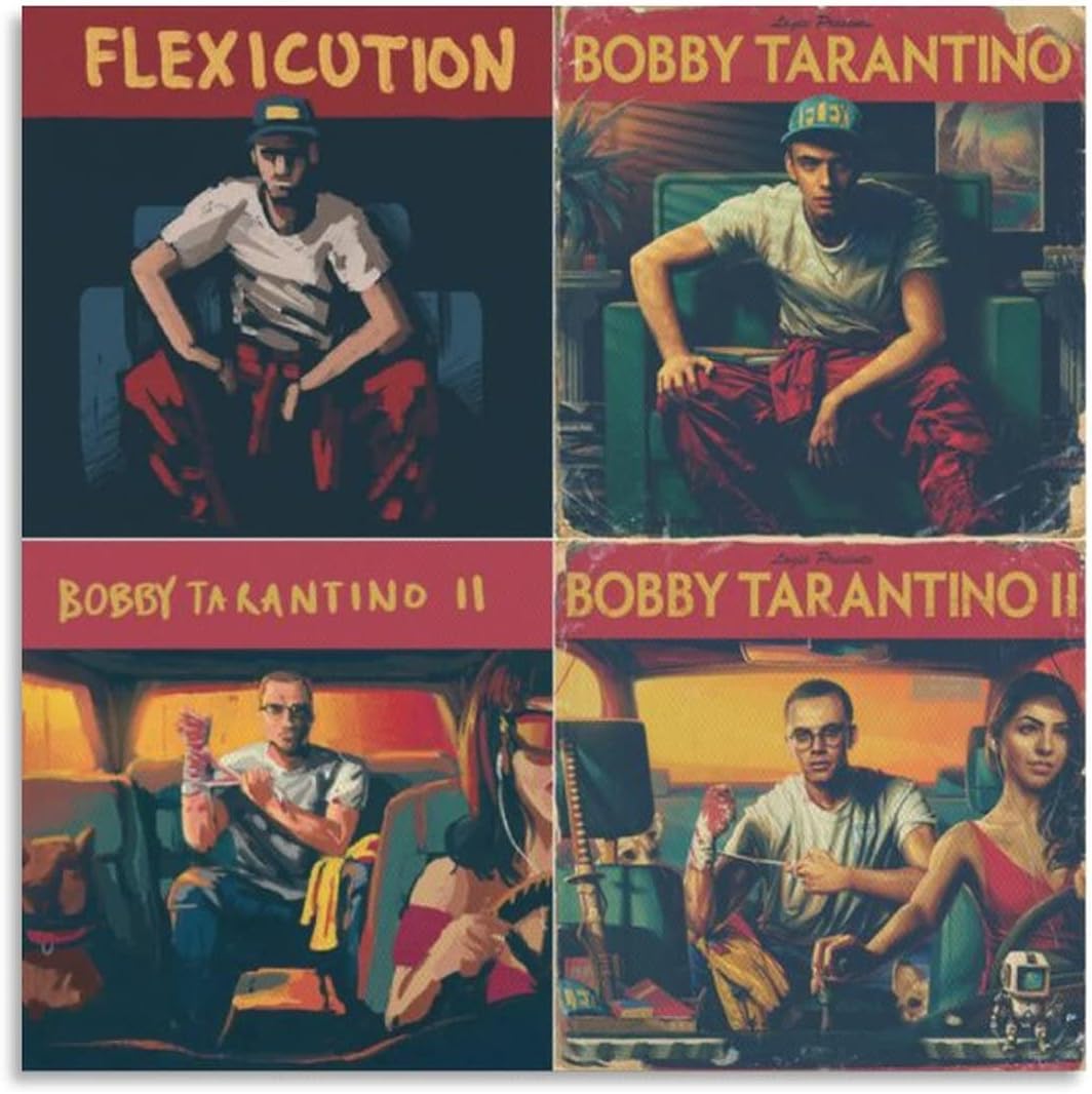 Illustrator Sam Spratt Breaks Down Every Logic Album Cover Canvas Art Poster And Wall Art Picture Print Modern Family Bedroom Decor Posters Unframe-style12x12inch(30x30cm)