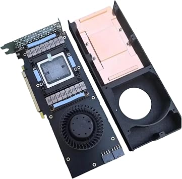Professional SXM2 to PCIe Adapter SXM2 Copper Cooling Fan to PCIE Adapter Card Heatsink GPU Converter Card for V100