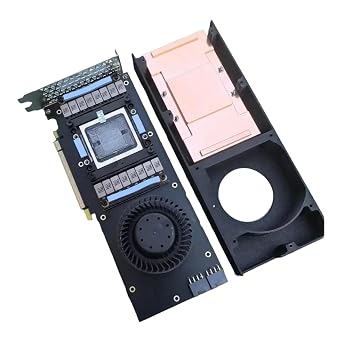 Professional SXM2 to PCIe Adapter SXM2 Copper Cooling Fan to PCIE Adapter Card Heatsink GPU Converter Card for V100