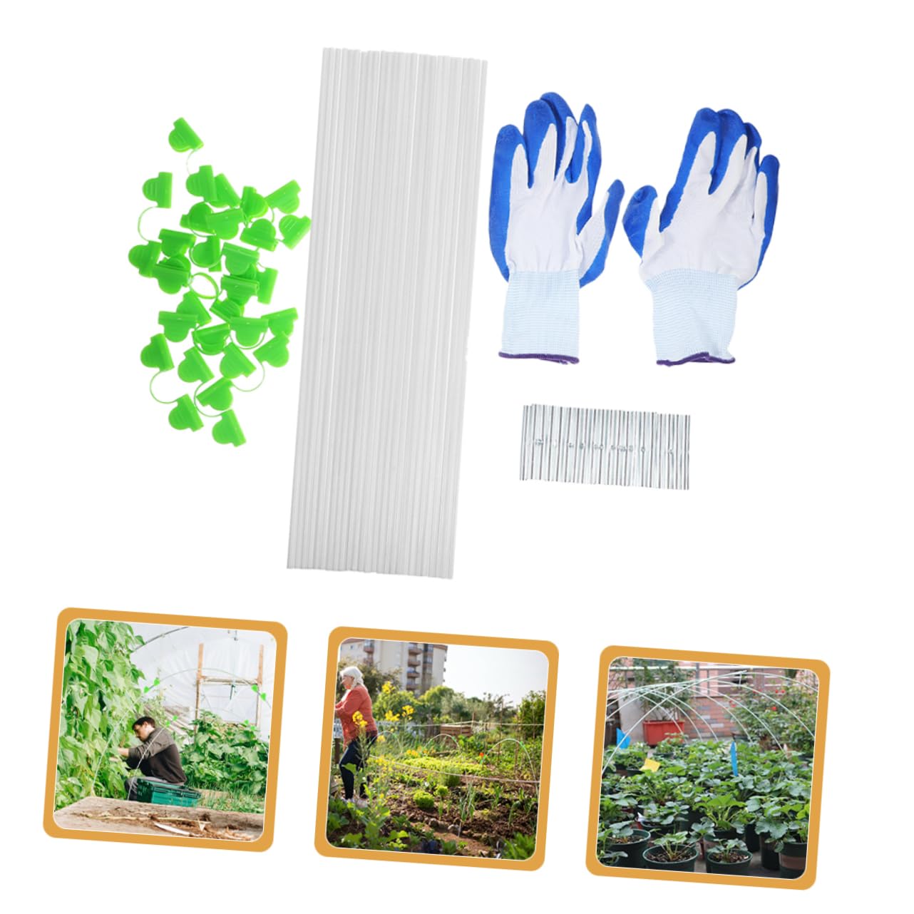 ibasenice Arceaux De Jardin pour Support De Couverture De Crochets Arqués De pour Tunnel De Plantation Supports De