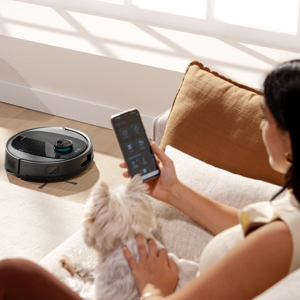 Cecotec Robot Aspirateur et Laveur de Sols avec Base d'Auto-vidage et IA Conga Y80 X-Treme. Navigation Laser et Intelligence Artificielle, 13000Pa, Base de 2,5L, Autonomie jusqu'à 220m²,App 3.0