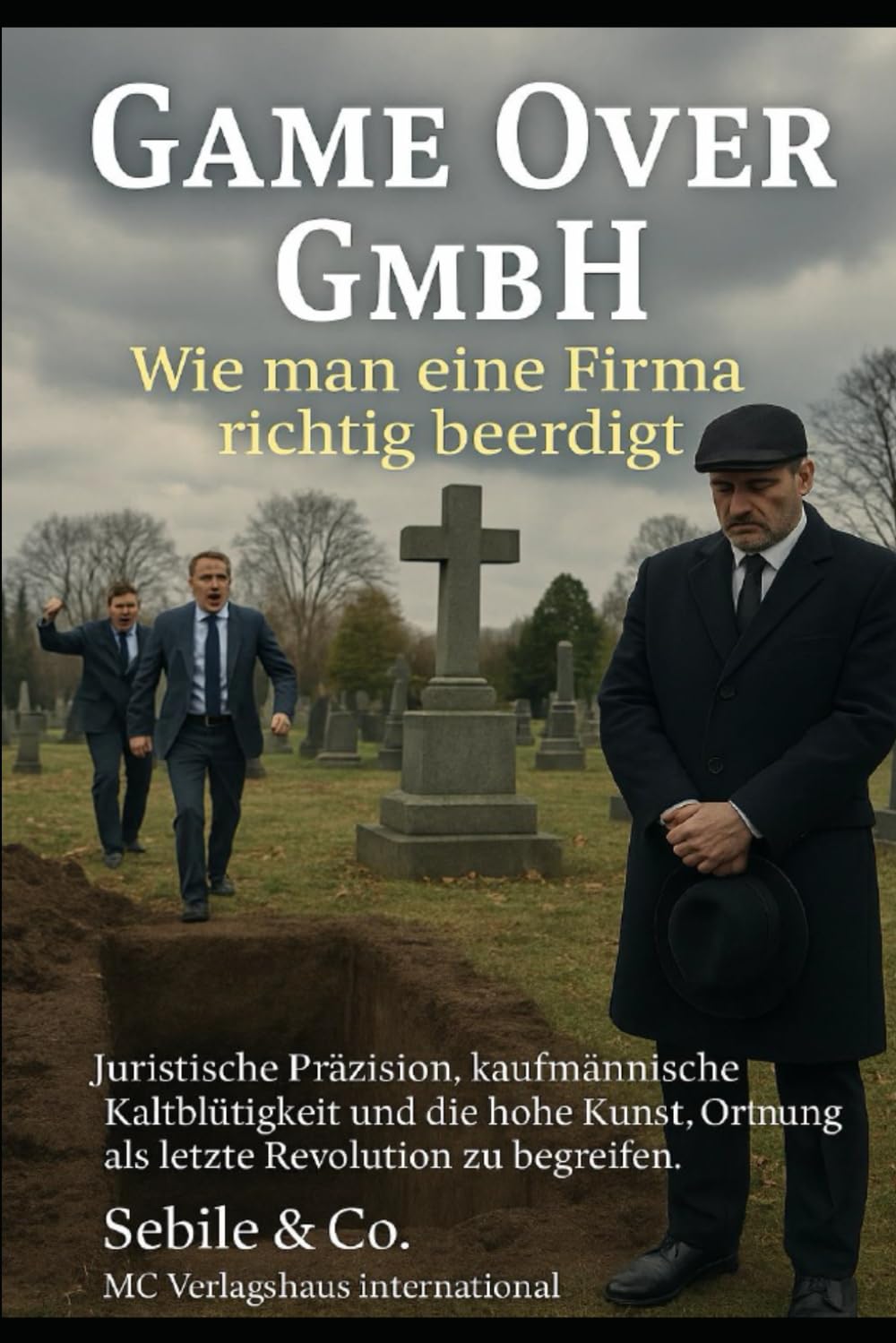 GAME OVER GmbH, wie man eine Firma richtig beerdigt: „Finanzwissen als Machtinstrument in der Krise“ Untertitel: Wie Ordnung zur Waffe wird, Grauzonen ... zur unsichtbaren Rüstung des Unternehmers.