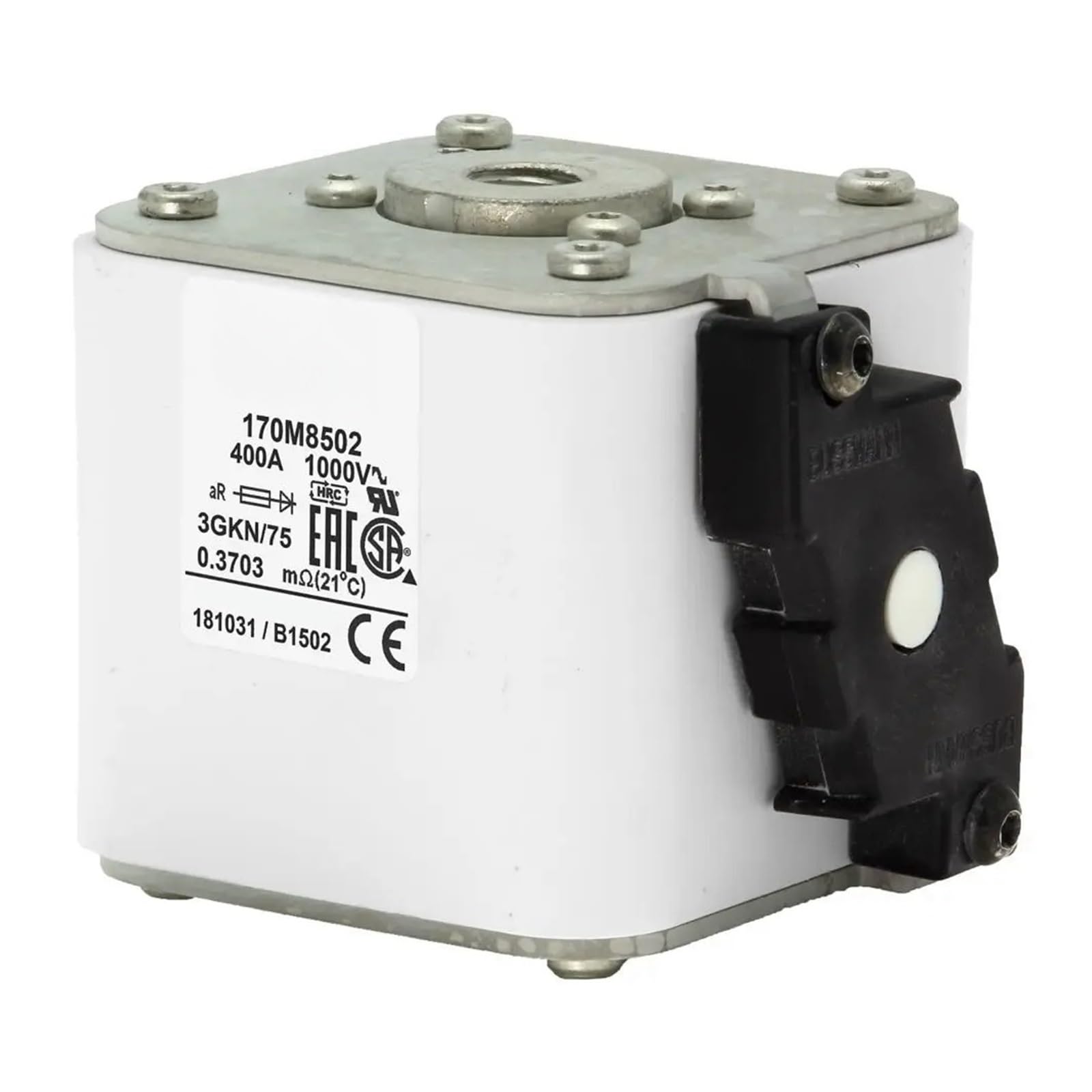 Fusible 170M8500 pour éviter les pannes de surtension sur les équipements d'usine