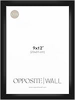 Vista 14 de Opposite Wall - Portarretratos de madera de roble macizo oscuro de 16 x 20 pulgadas - Ligero, versátil e inastillable - Póster o marco de fotos