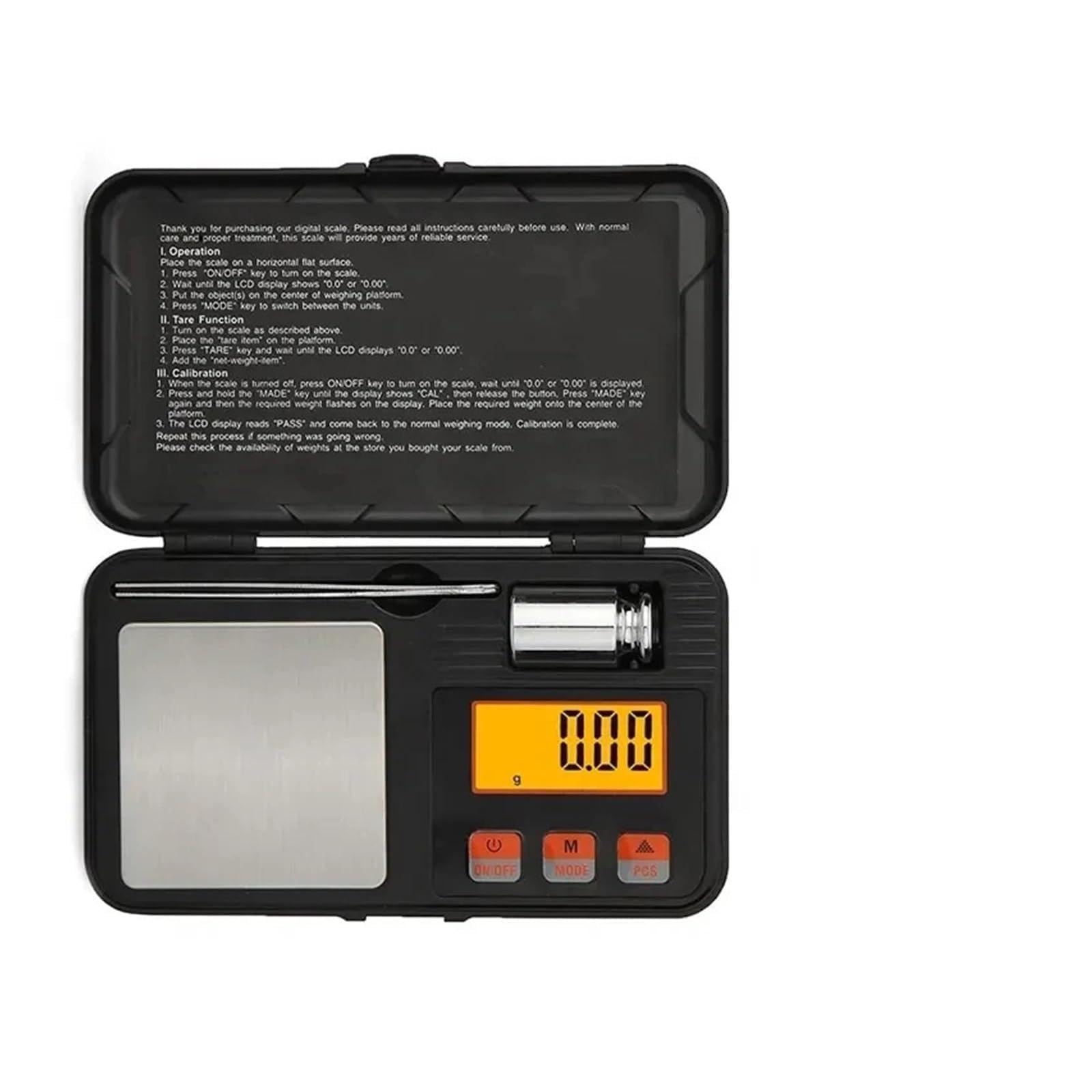 Digital Scales, Precision Pocket Scale Digital Electronic Gold Jewelry Carat Diamond Balance Scales Portable(200g-0.01)